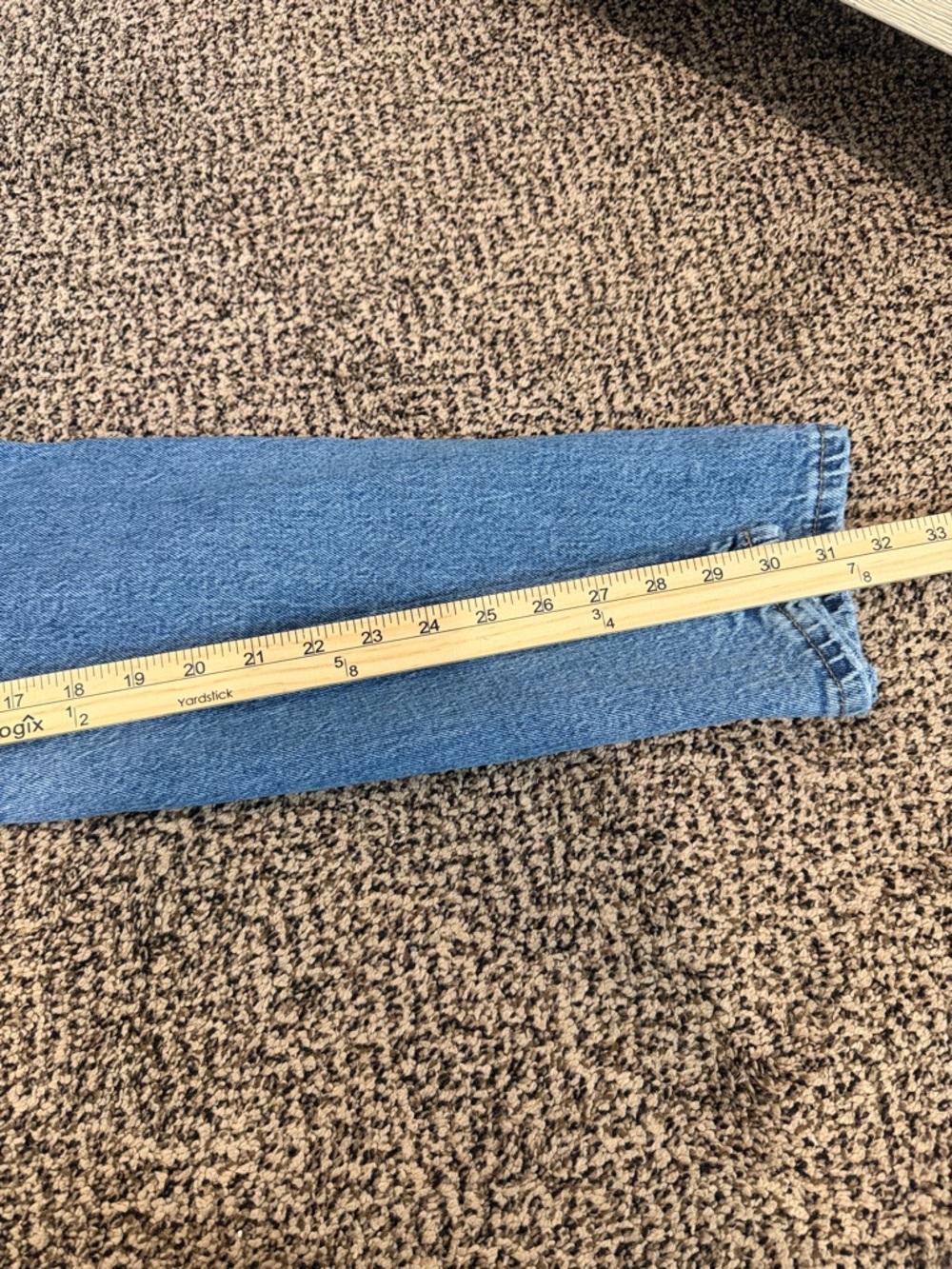 Edgely by Maurices Light Blue Distressed Wide-Leg Jeans - Picture 5 of 6